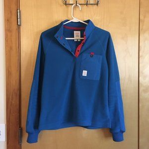 Topo Designs Mountain Fleece, Women's, Blue, Medium